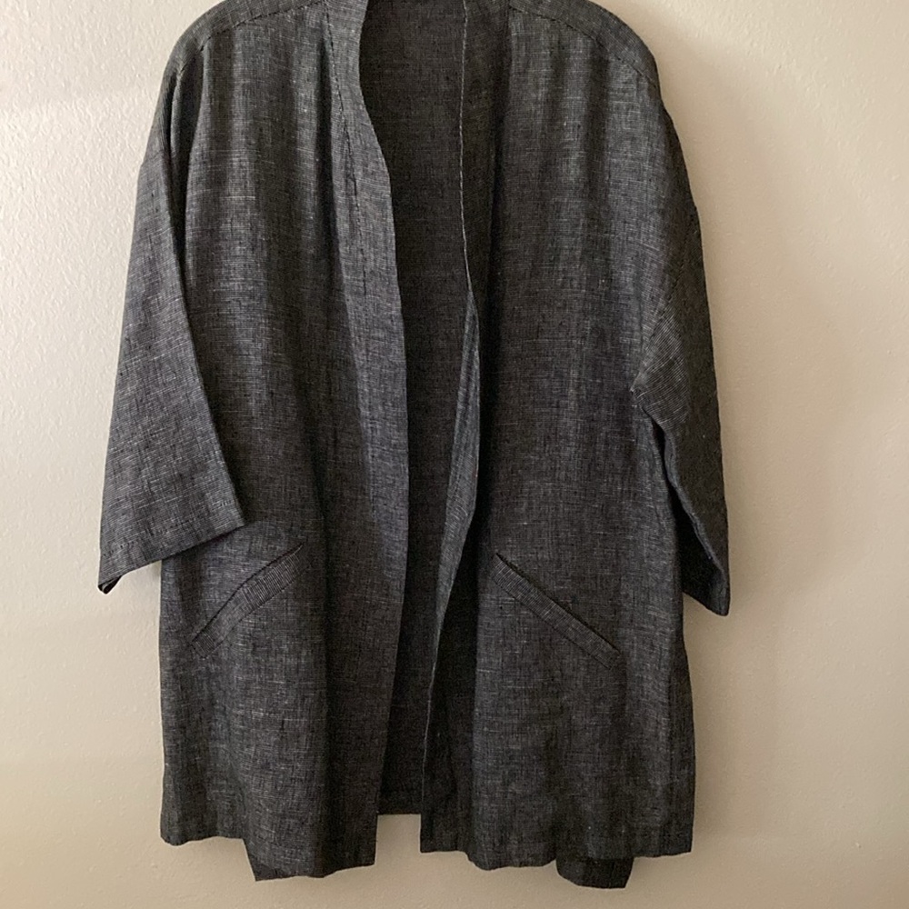 Eileen Fisher Linen/Tencel Kimono